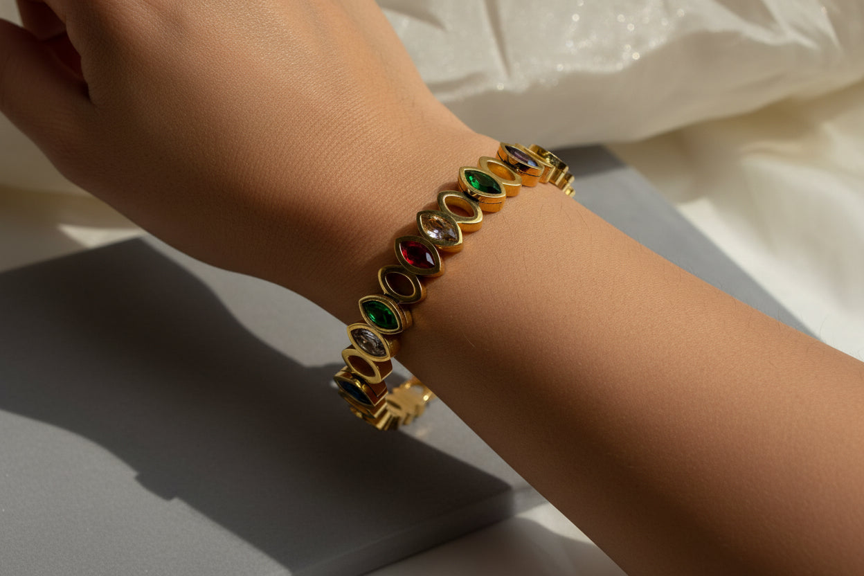 Rainbow Roulette Bangle
