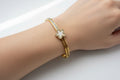 Sparkling Clover Bracelet