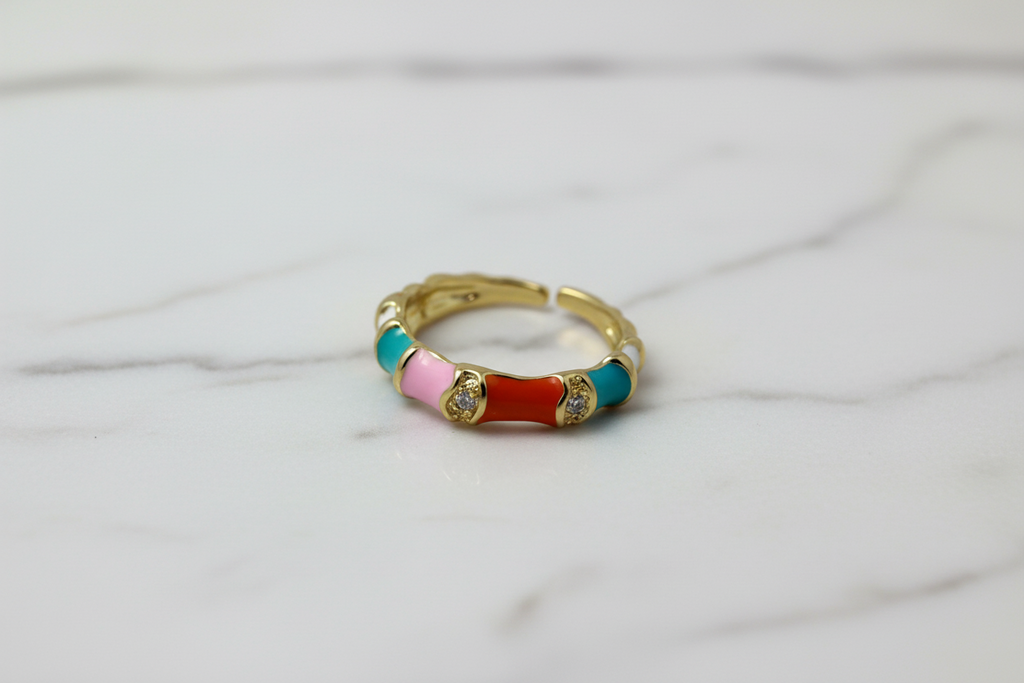 Multicolour Enamel Ring