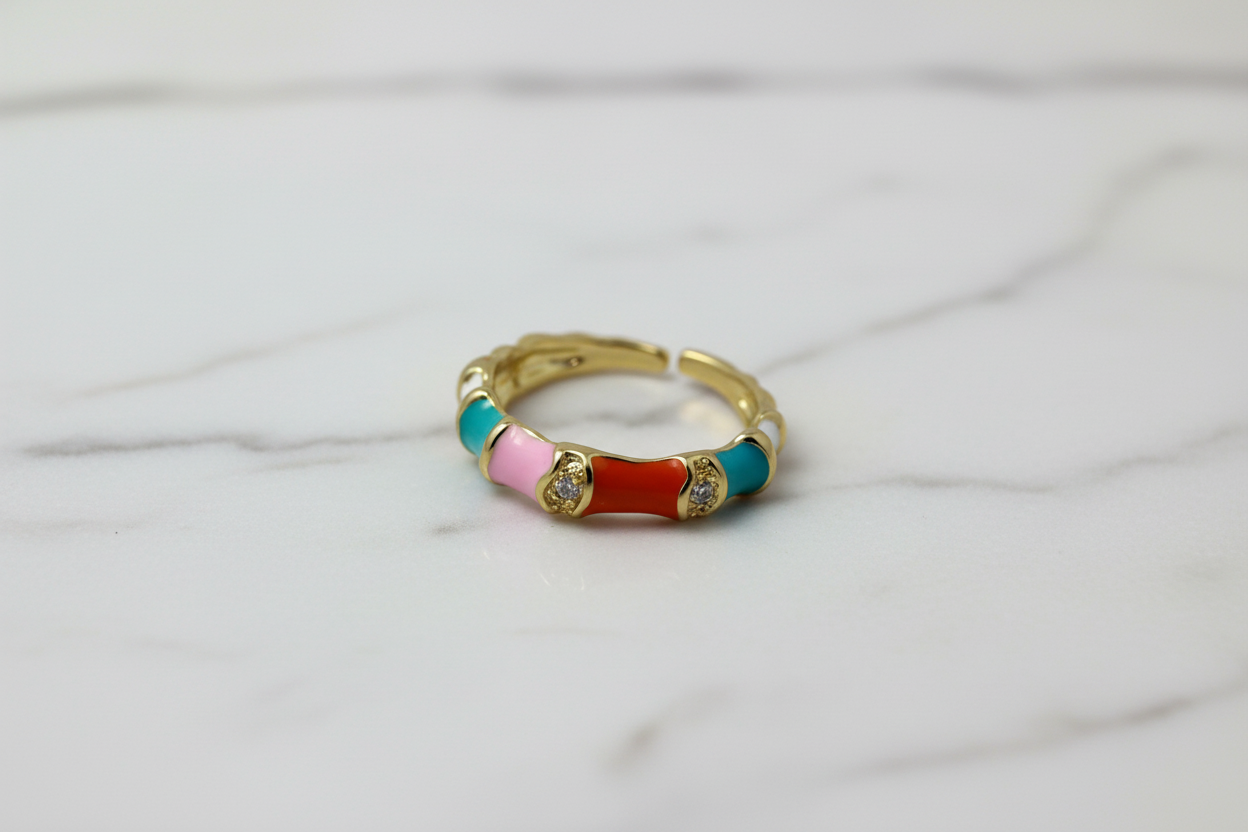 Multicolour Enamel Ring