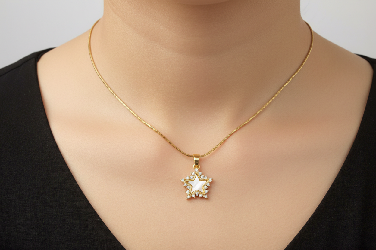 Dazzling Star Pendant Necklace