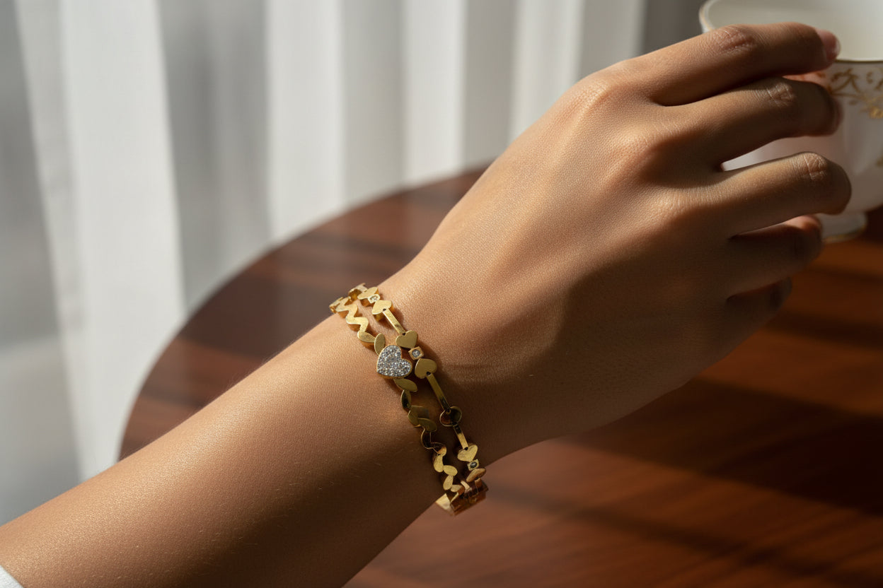 Heartvine Bangle