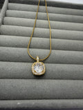 Radiant Solitaire Necklace