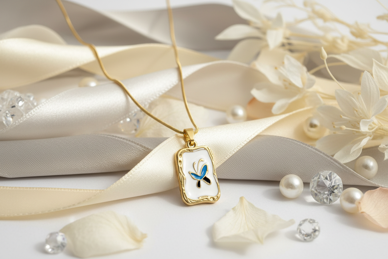 Azure Bloom Necklace