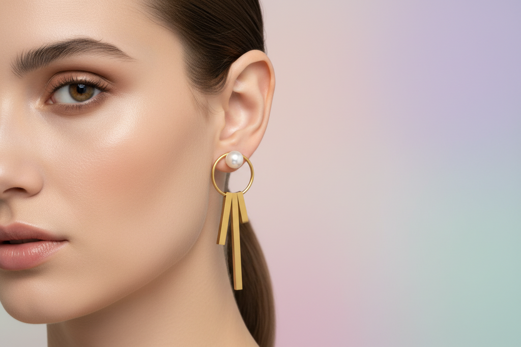Modern Muse Pearl Earrings
