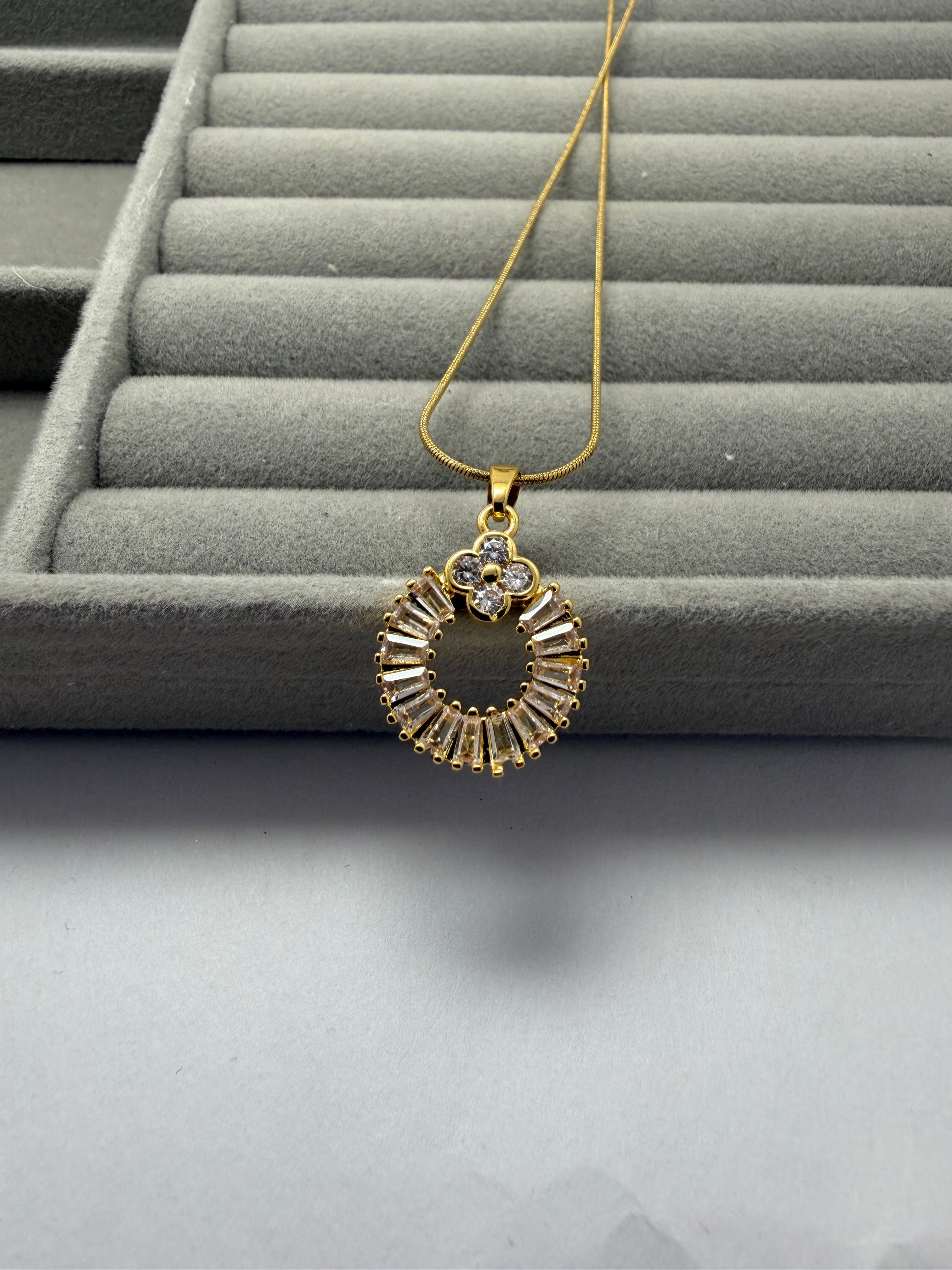 Radiant Halo Necklace