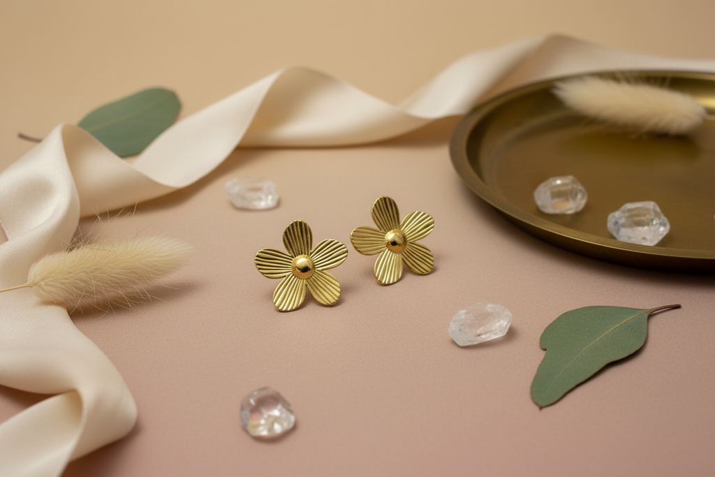 Flower Stud Earrings