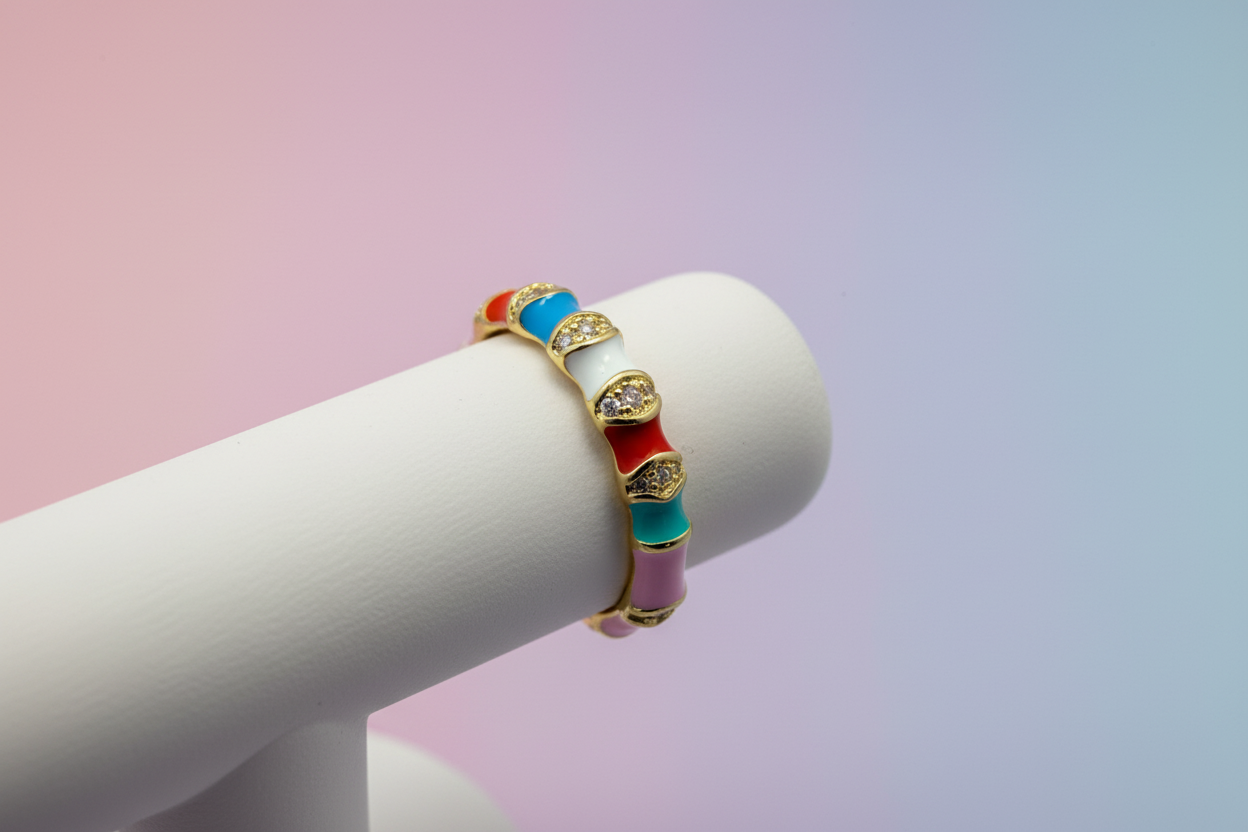 Multicolour Enamel Ring