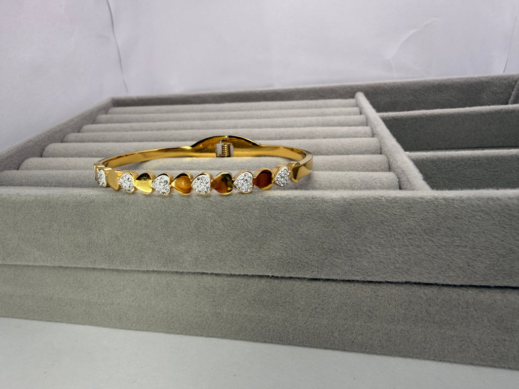 Crystal Heartbeat Bracelet