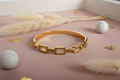 Interlock Cuff Bracelet