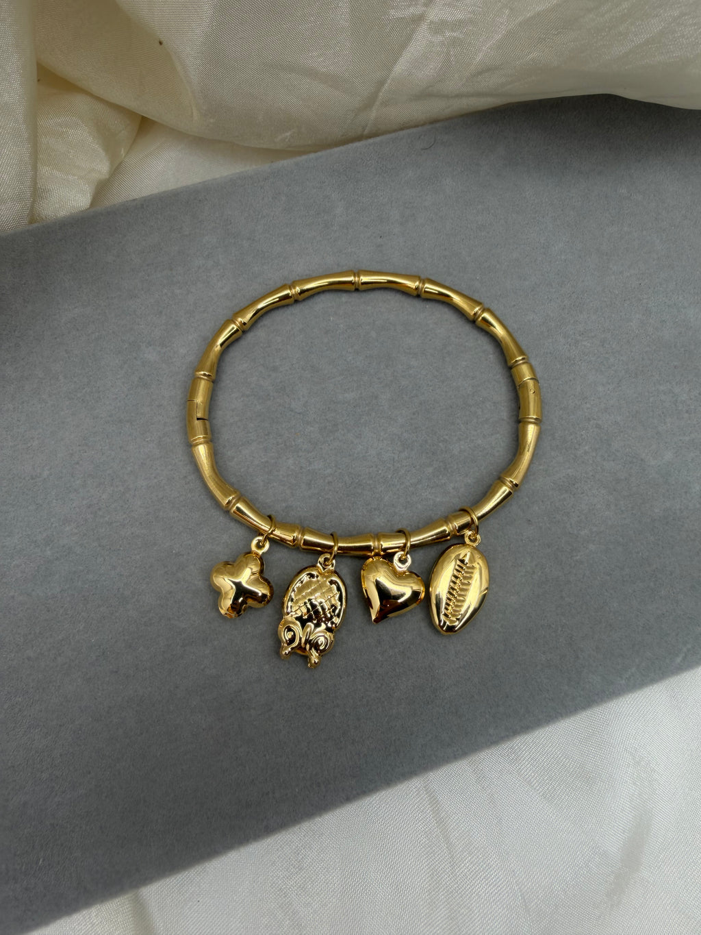 Seaworld Bamboo Charm Bangle