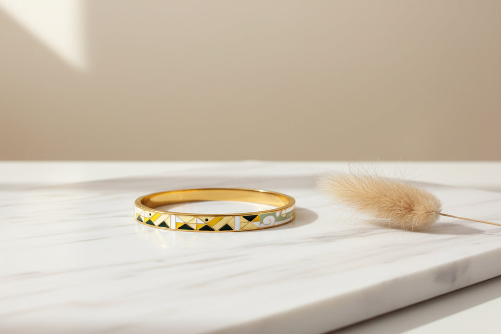 Geometric Bloom Bracelet