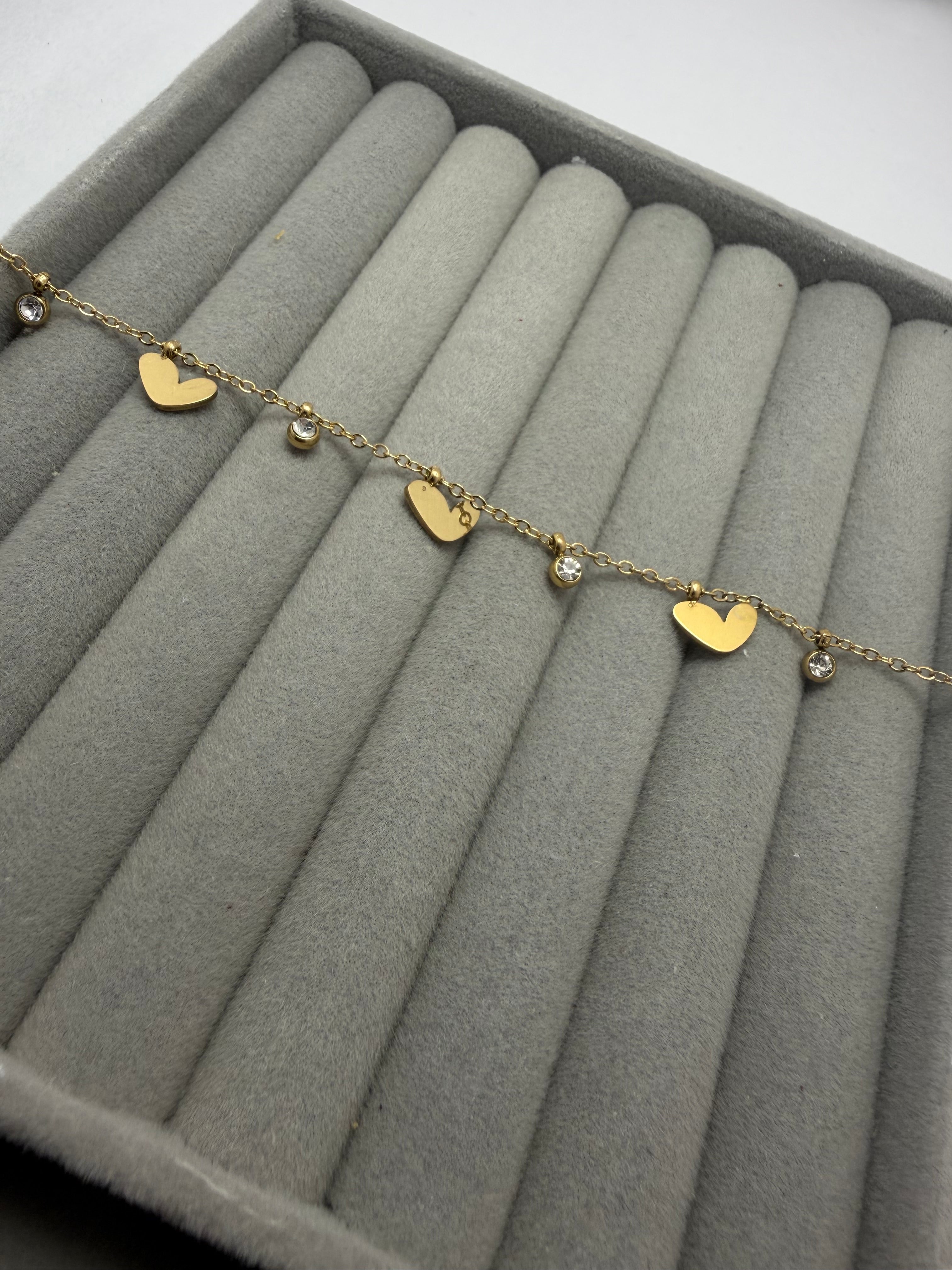 Heartbeat Charm Bracelet