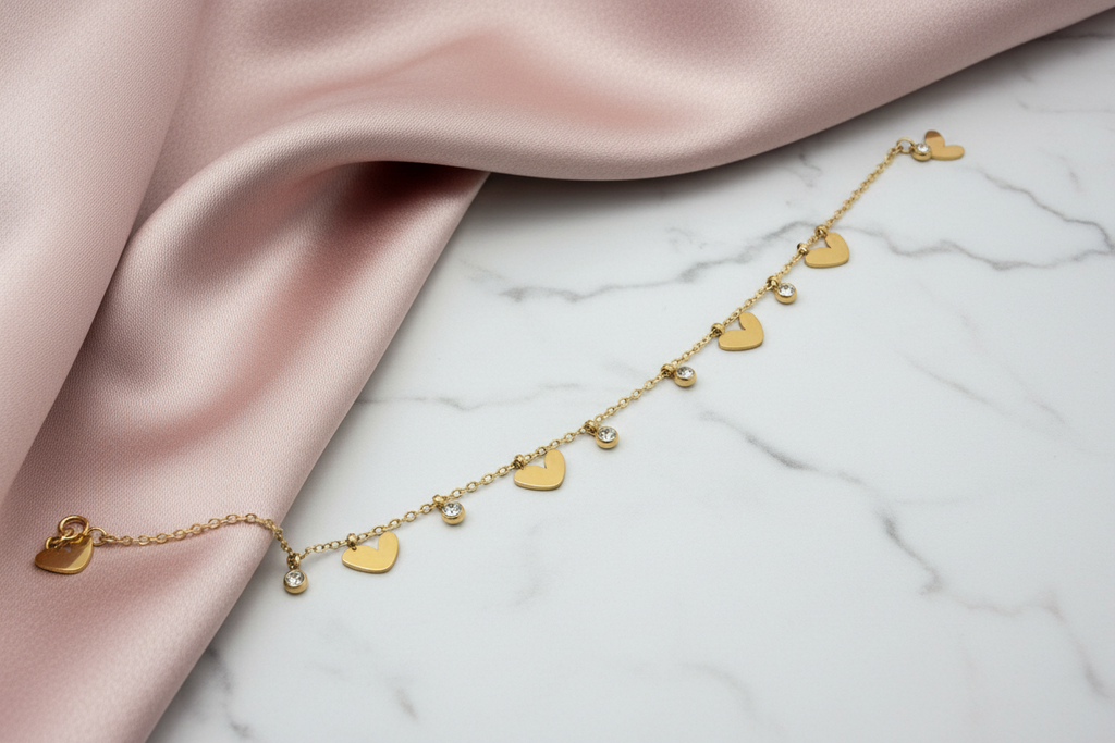 Heartbeat Charm Bracelet