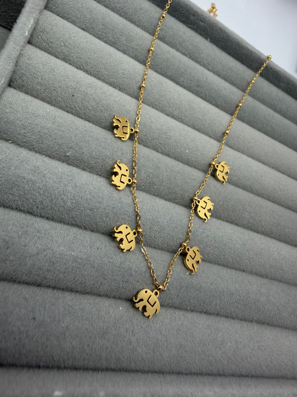 Elephant Chain Charm