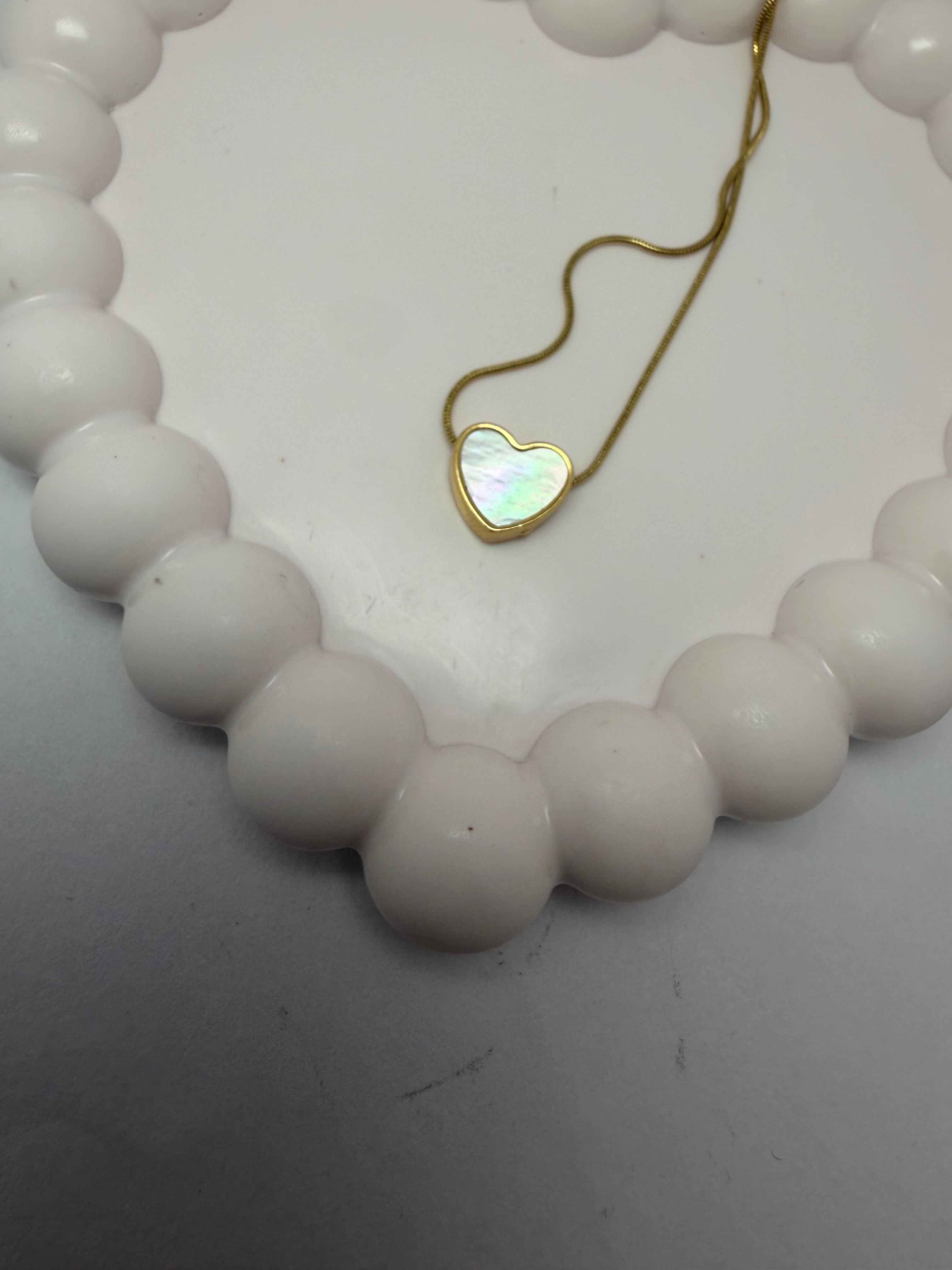 Aurora Heart Necklace