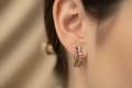 Crown Hoop Earrings