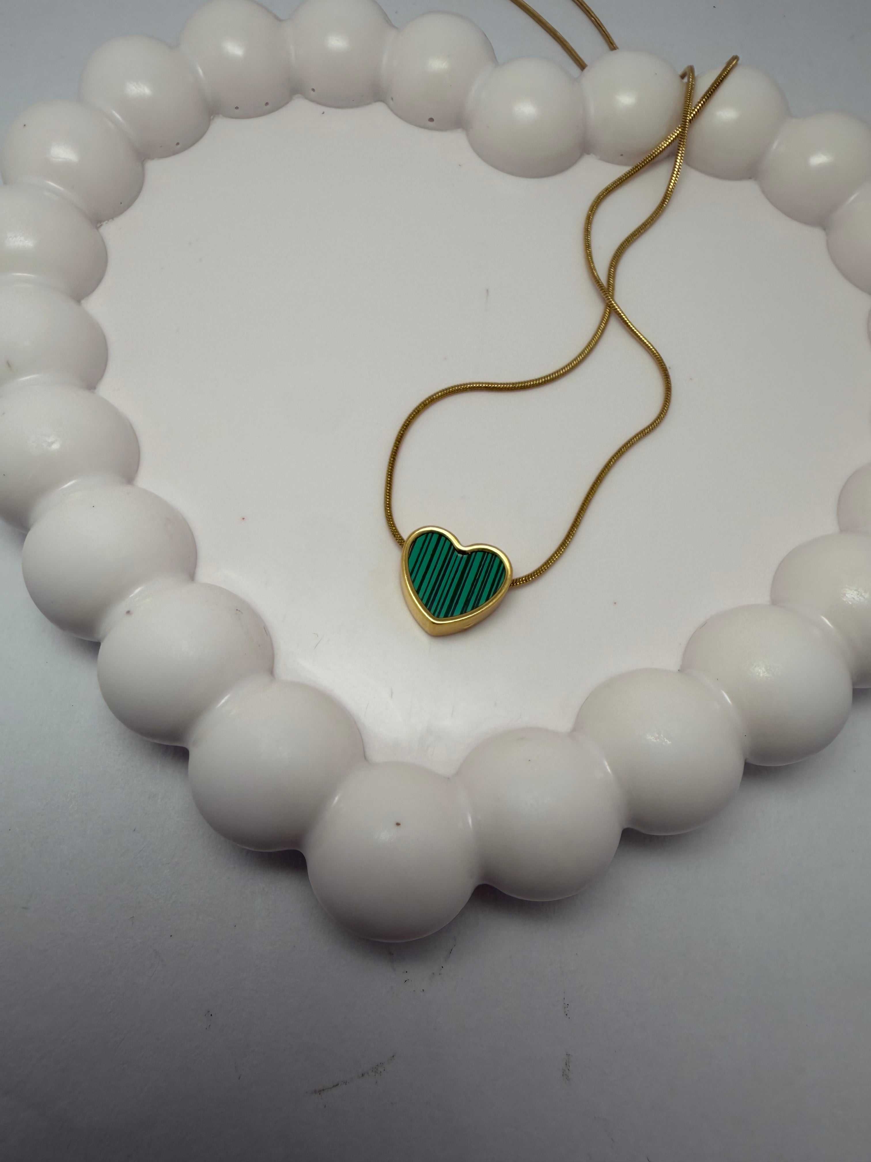 Aurora Heart Necklace
