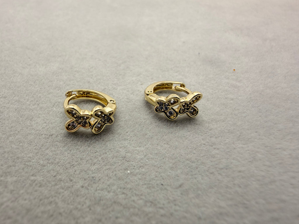 Butterfly Mini Hoop Earrings