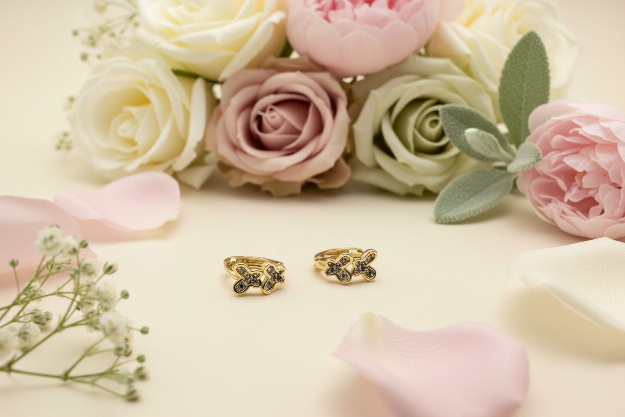 Butterfly Mini Hoop Earrings