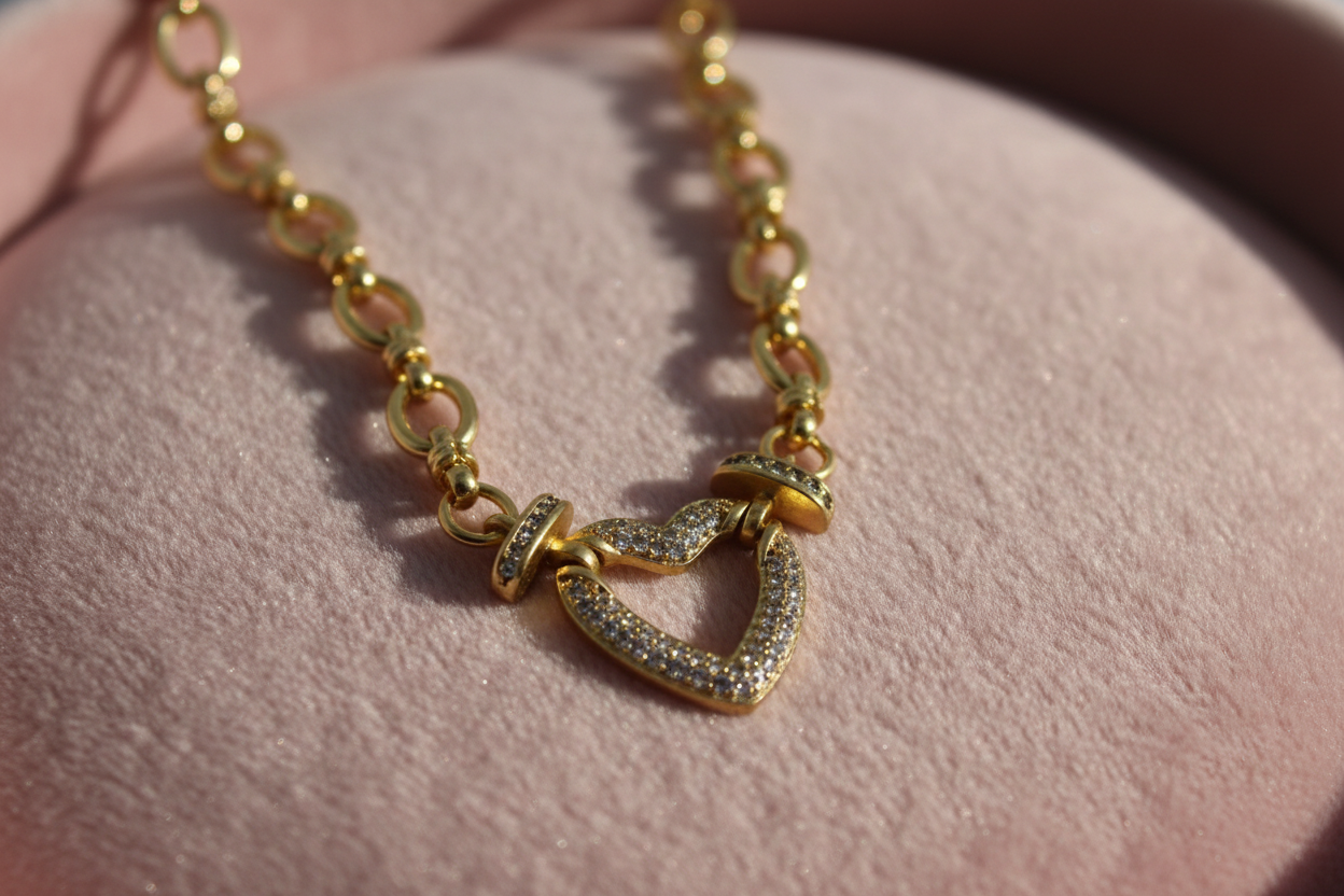 Love Lock Link Necklace
