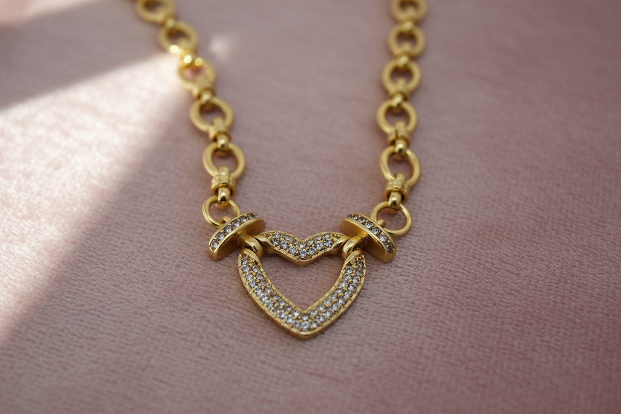 Love Lock Link Necklace