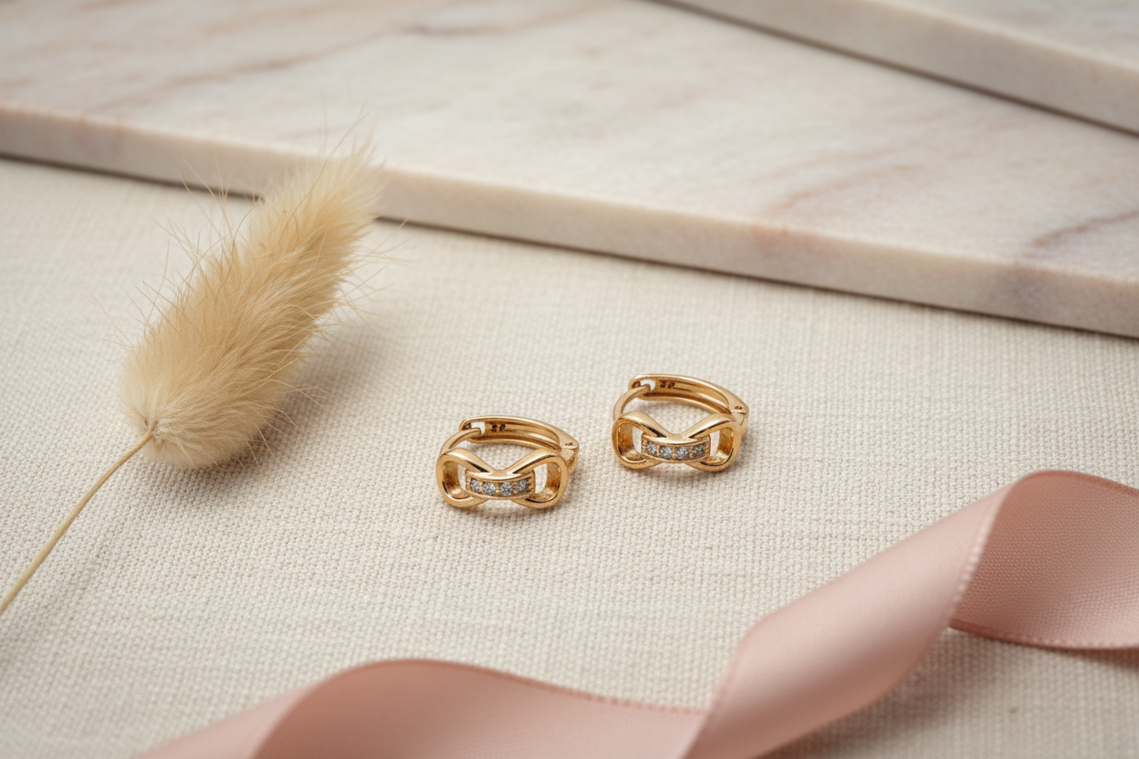 Infinity Hoop Earrings