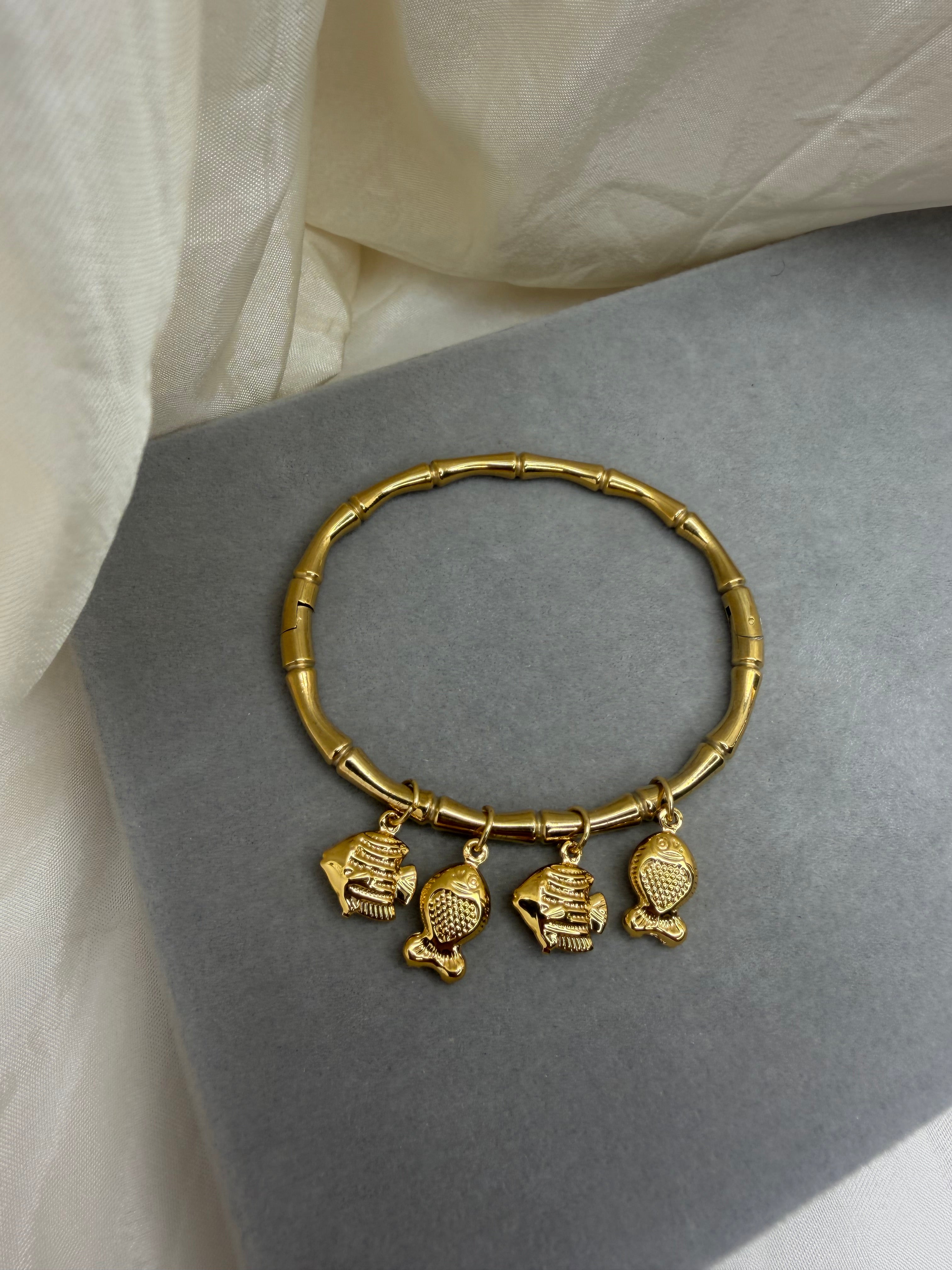 Seaworld Bamboo Charm Bangle