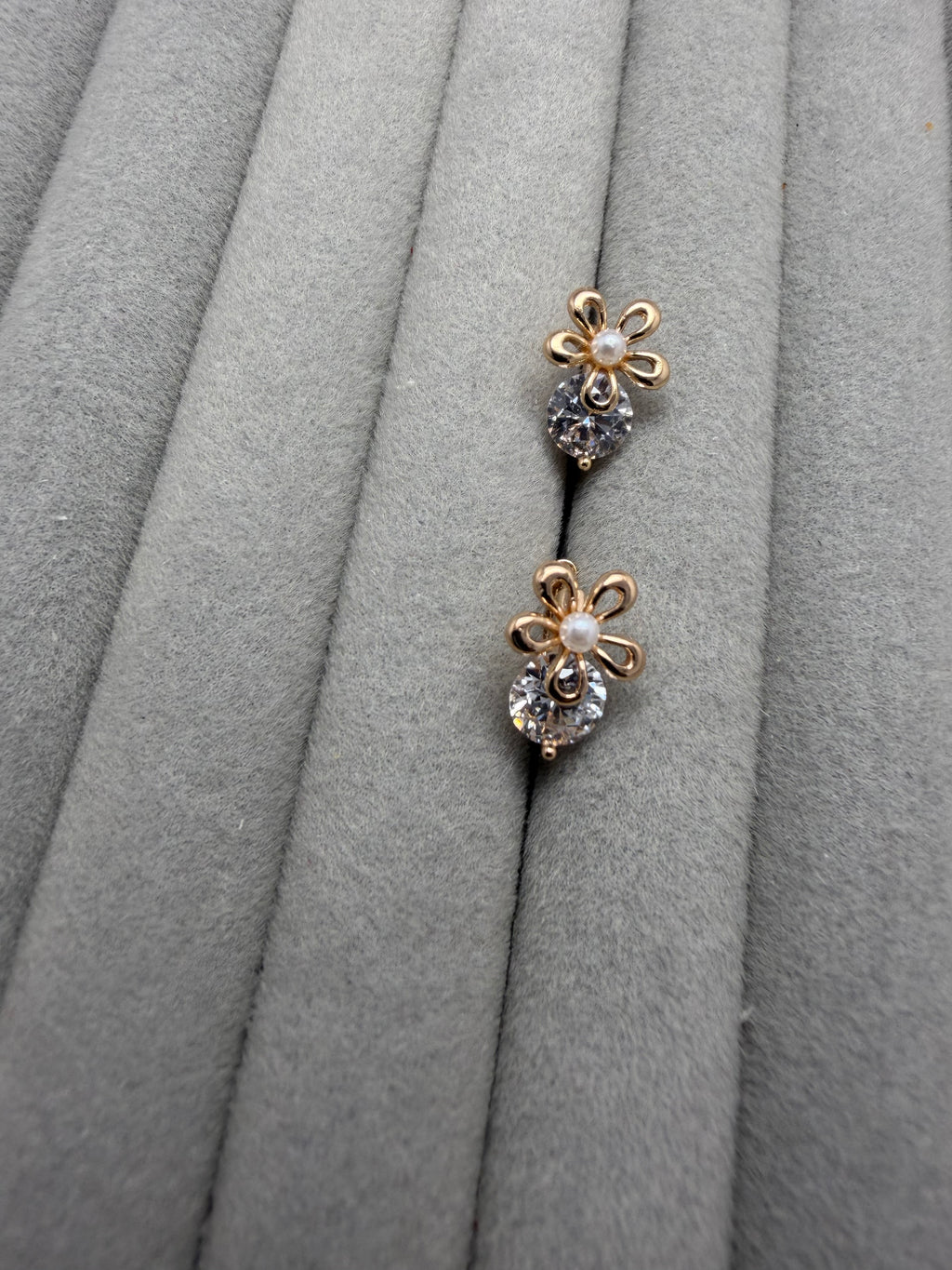 Dainty Blossom Hoop Earrings
