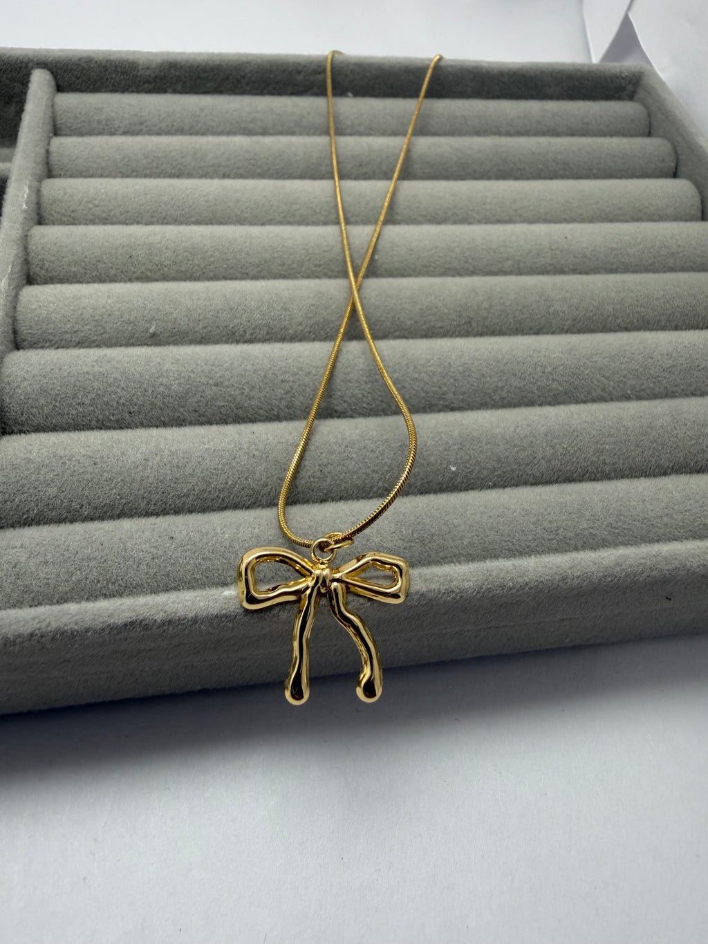 Golden Tie Necklace