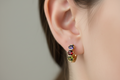 Rainbow Mini Hoop Earrings