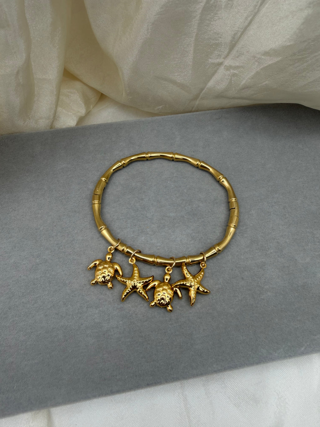 Seaworld Bamboo Charm Bangle