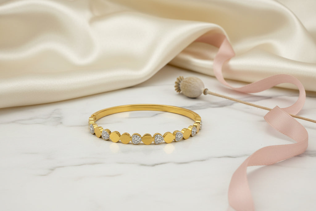 Crystal Heartbeat Bracelet
