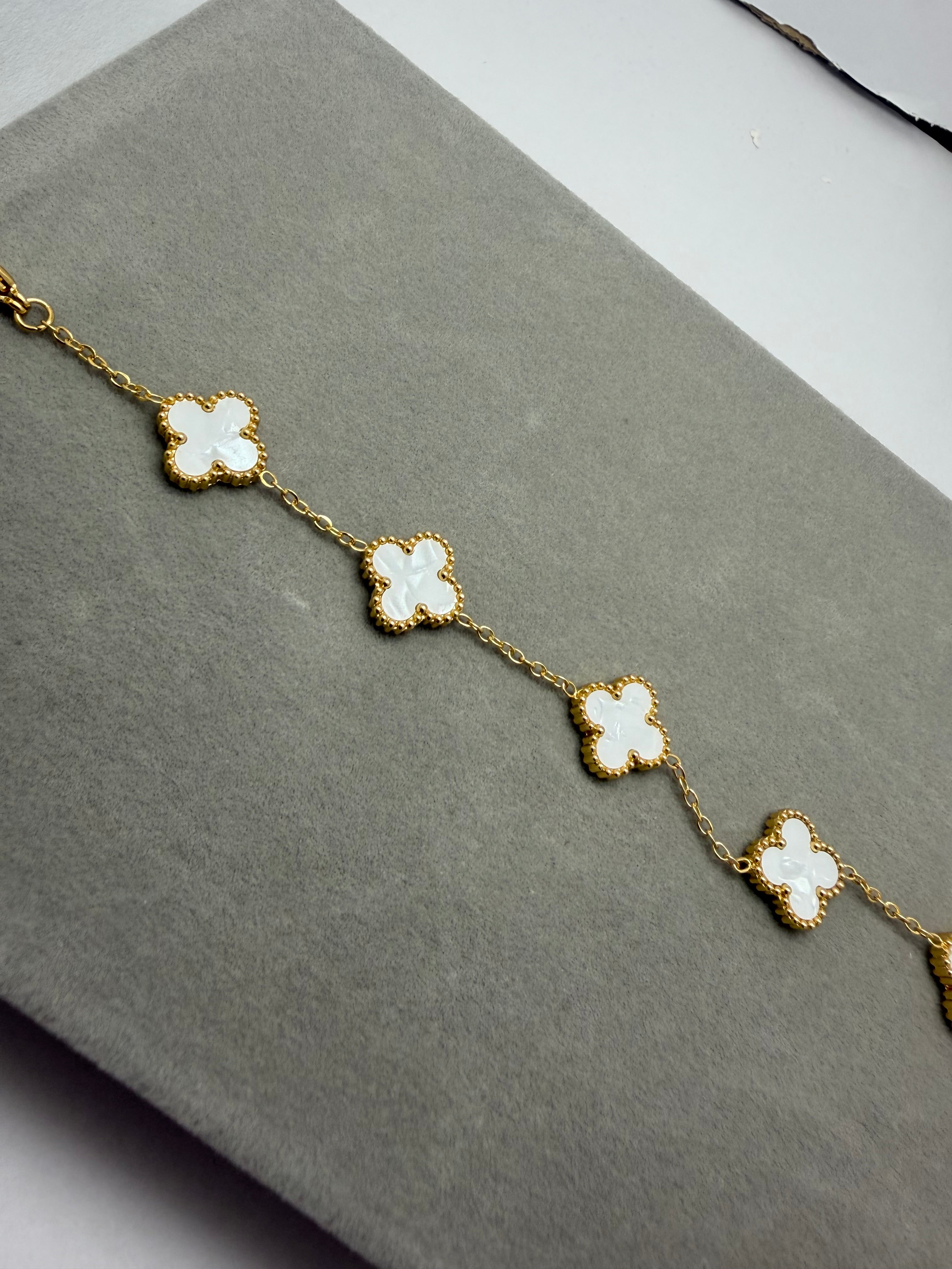 Golden Clover Bracelet