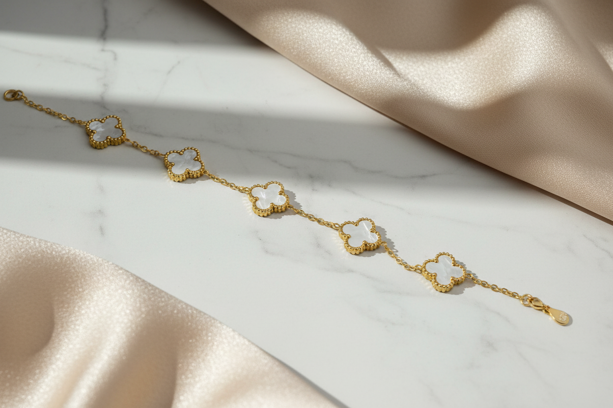 Golden Clover Bracelet