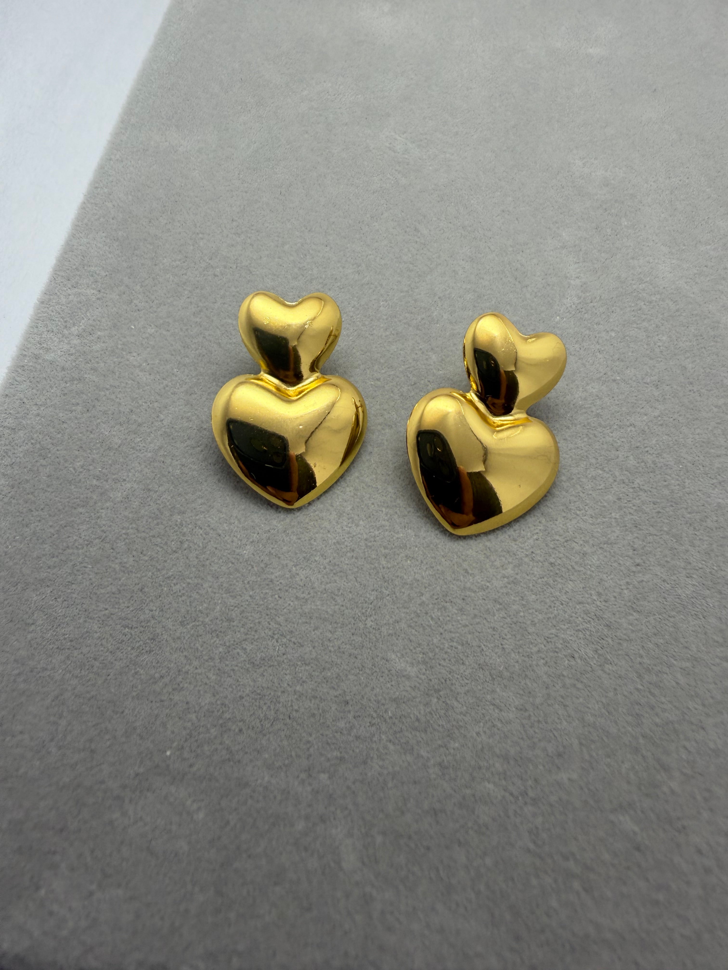 Duet Hearts Earrings