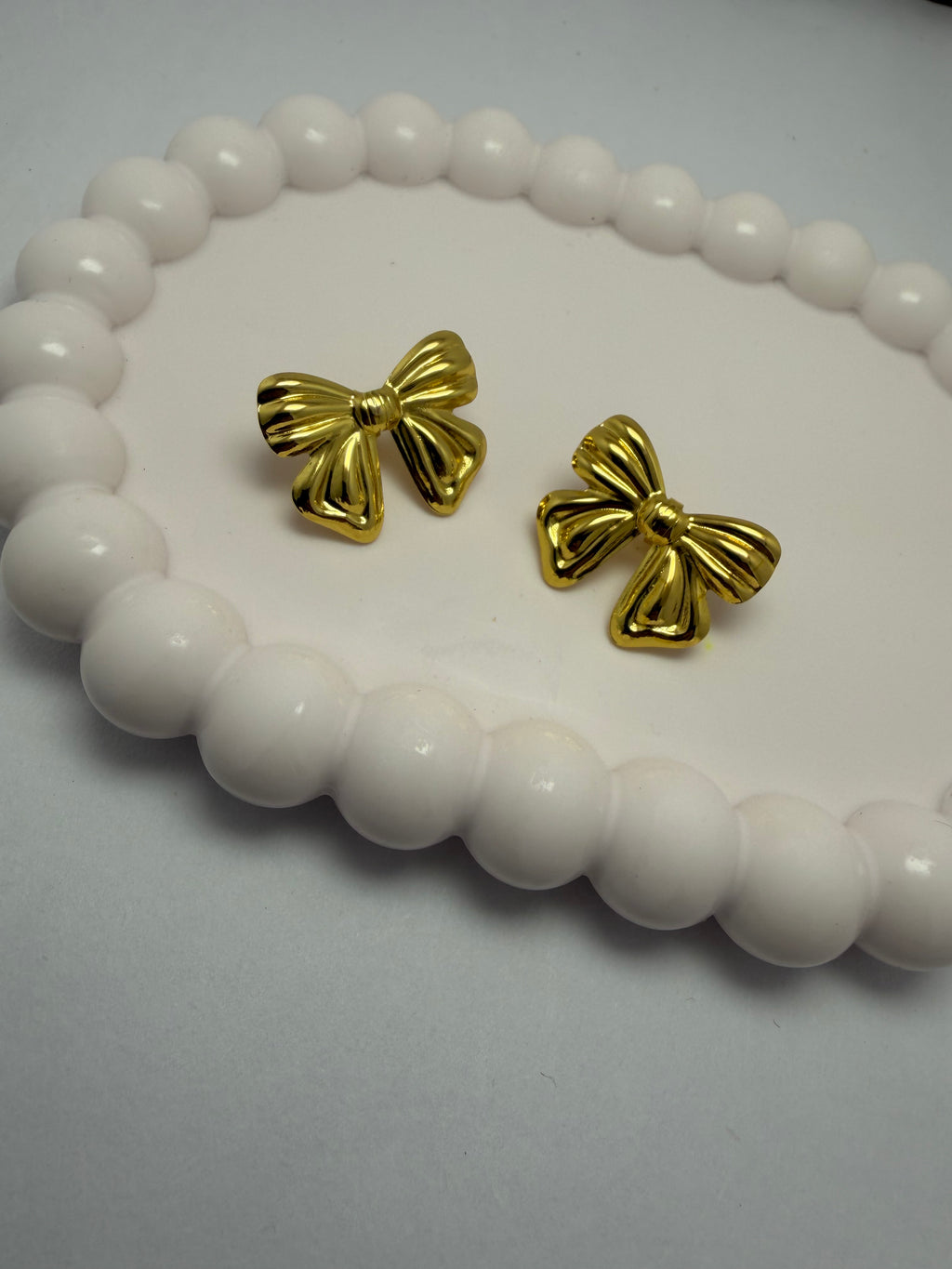 Bold Bow Earrings