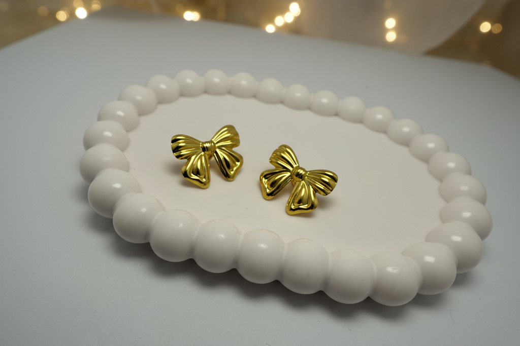 Bold Bow Earrings