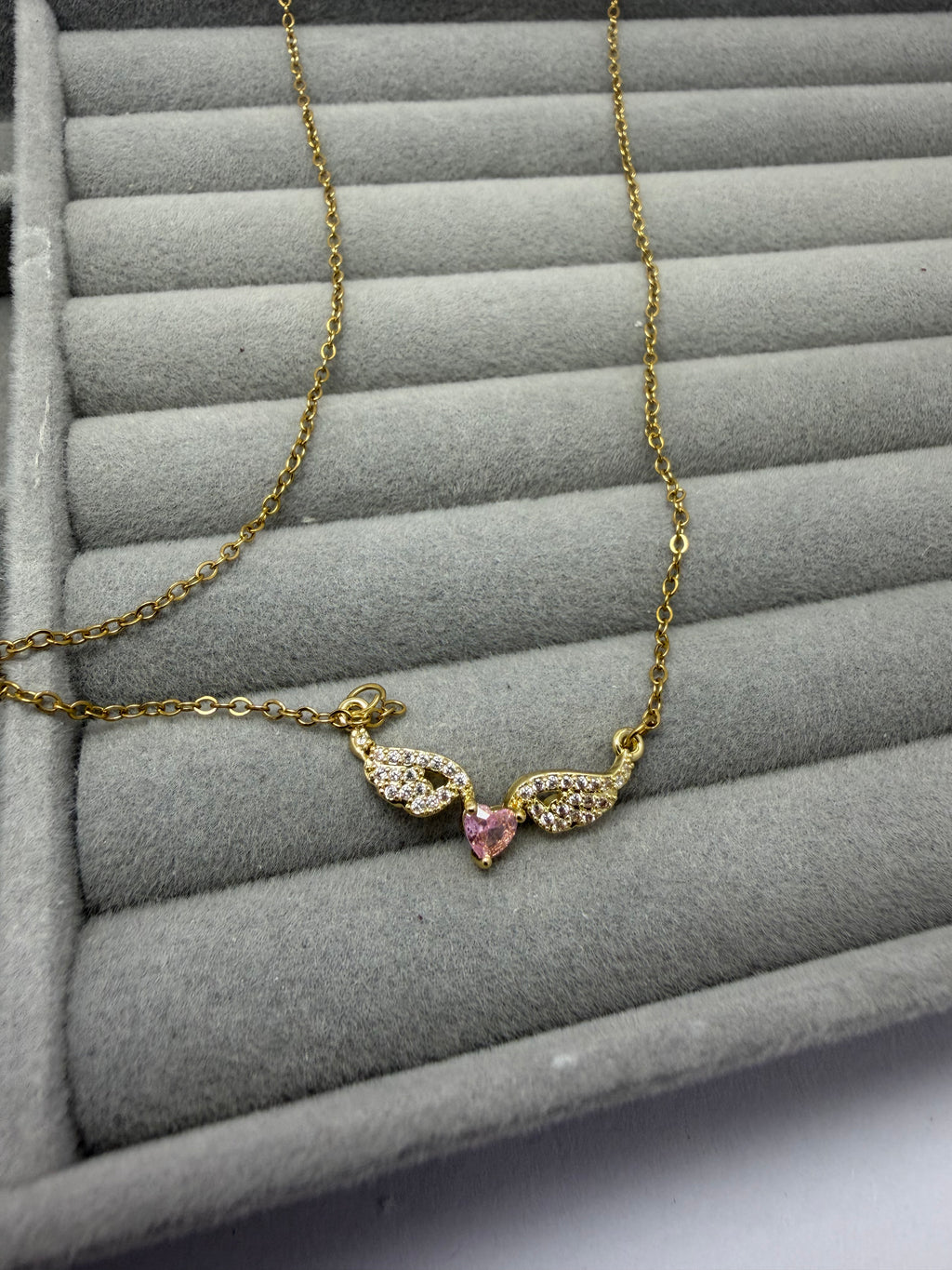 Angelic Heart Wing Necklace