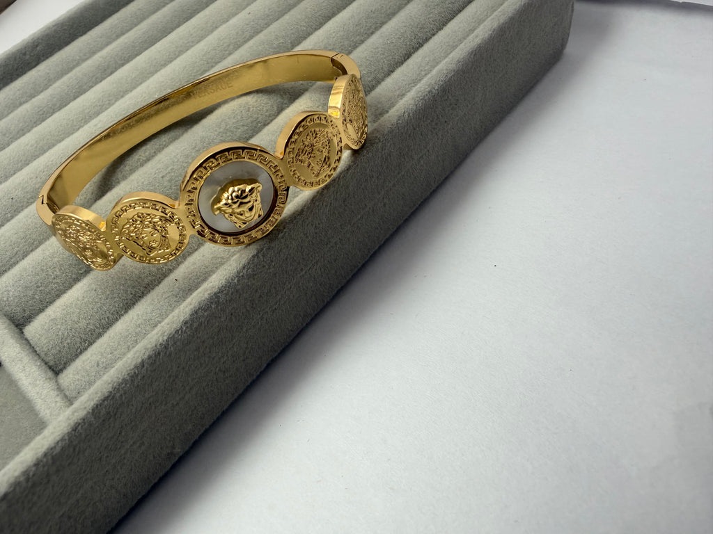 Versace Medusa Coin Bangle