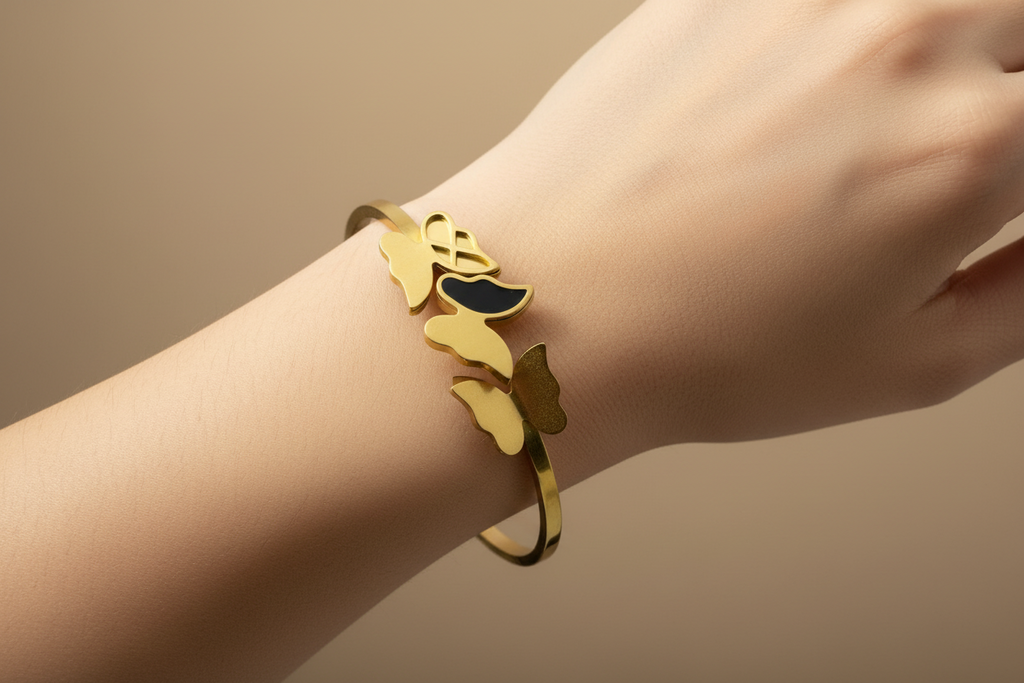The Golden Flutter bracelet