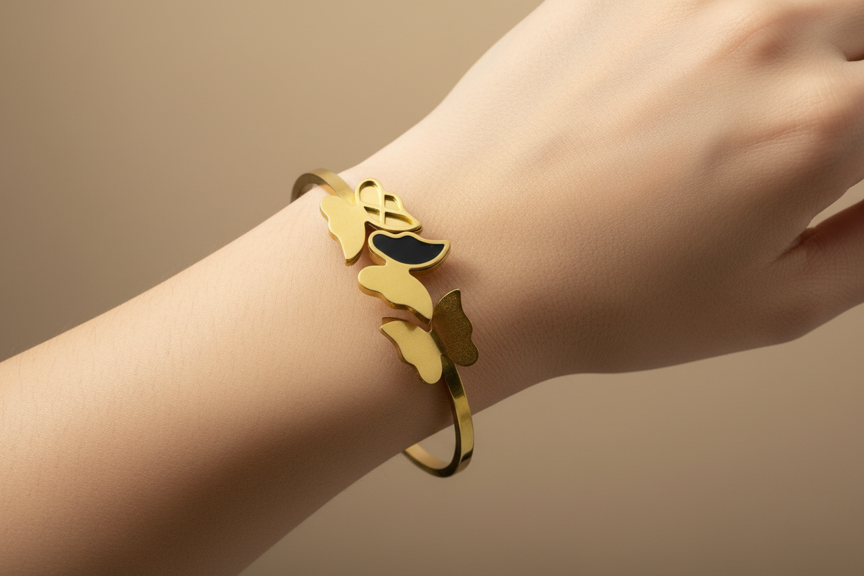 The Golden Flutter bracelet