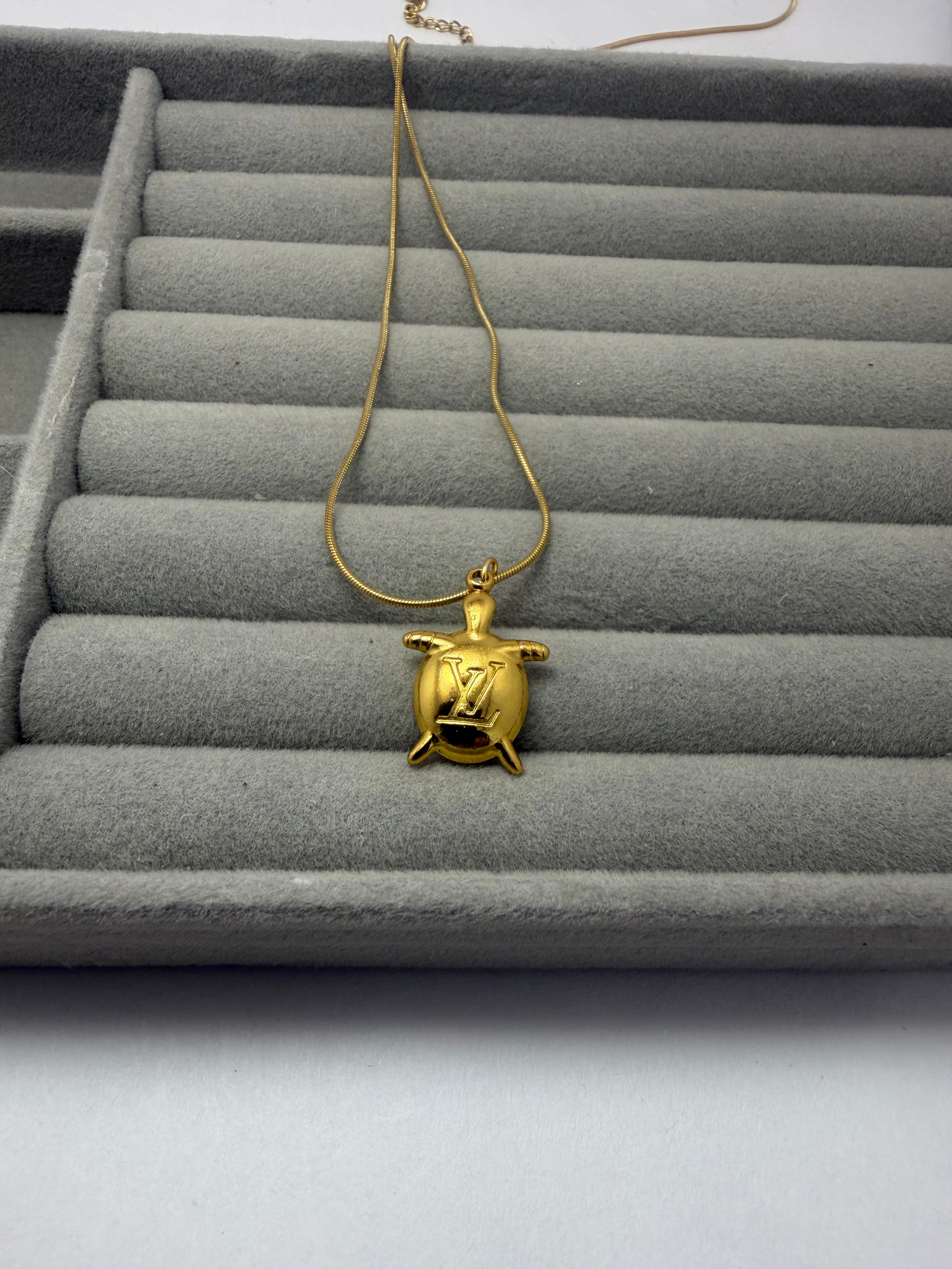 Lucky Turtle Charm Necklace