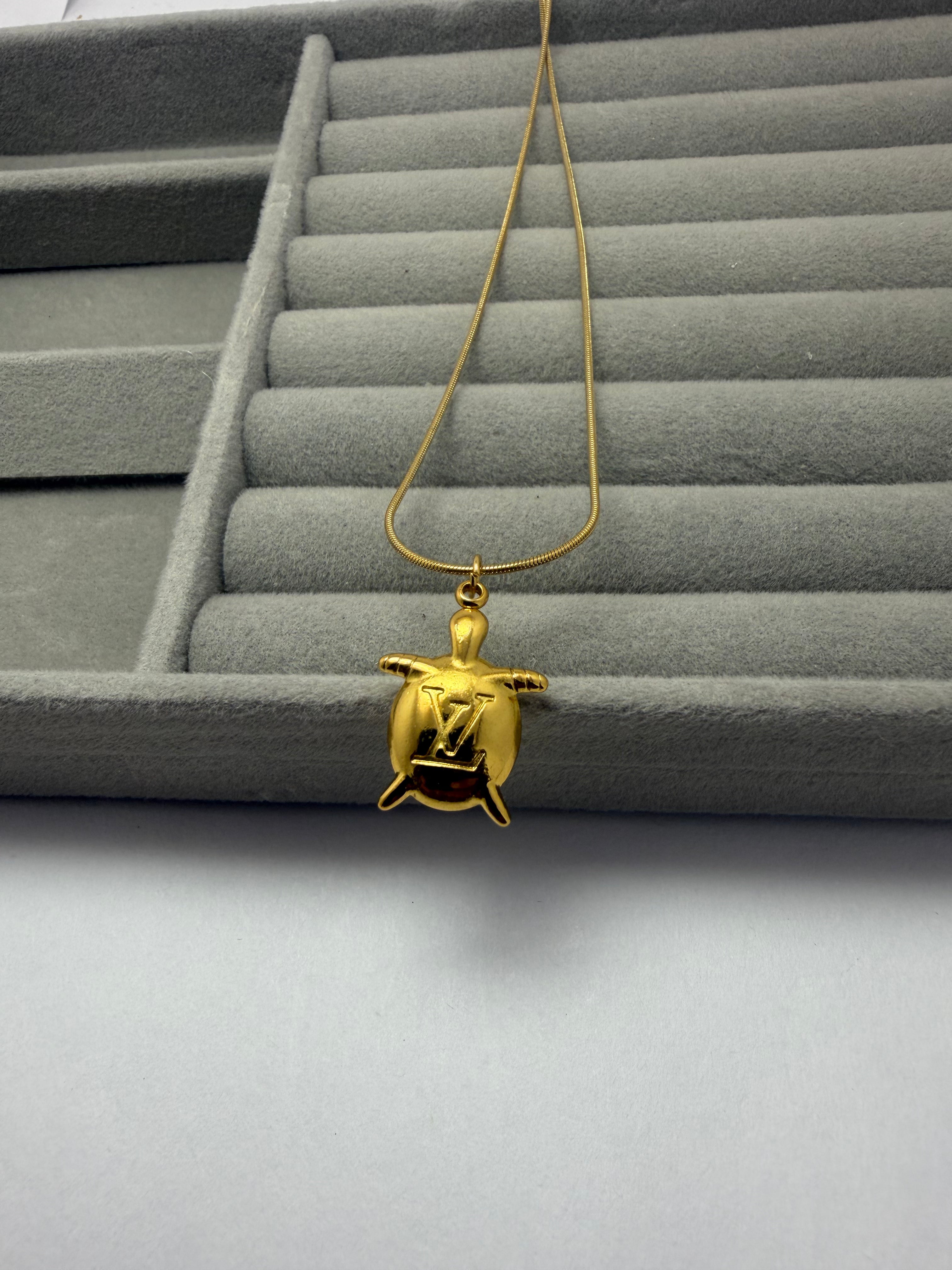 Lucky Turtle Charm Necklace