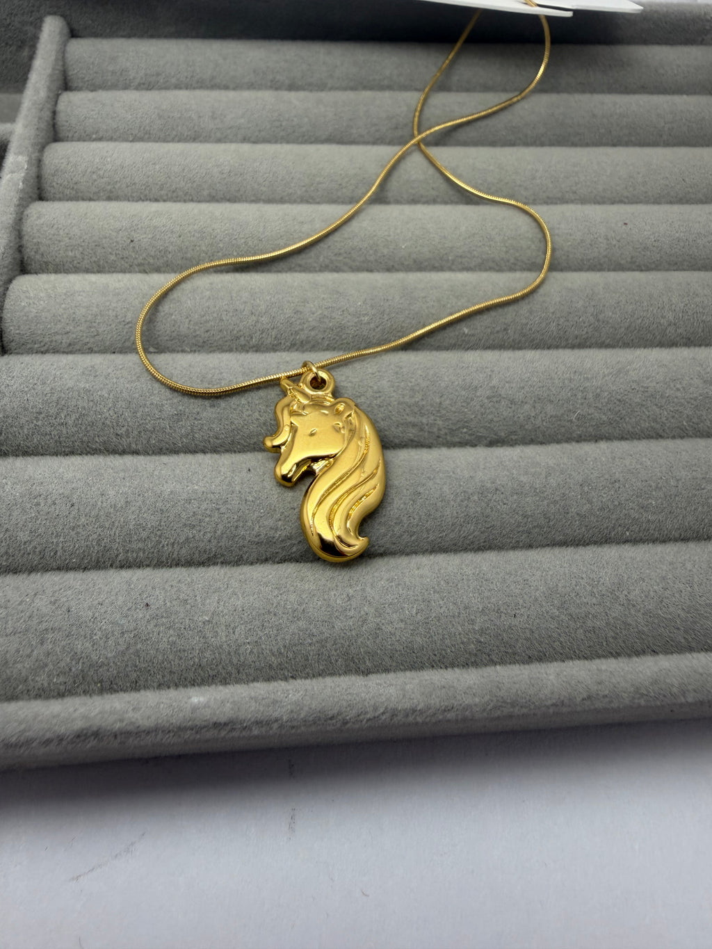 Golden Unicorn Magic Pendant