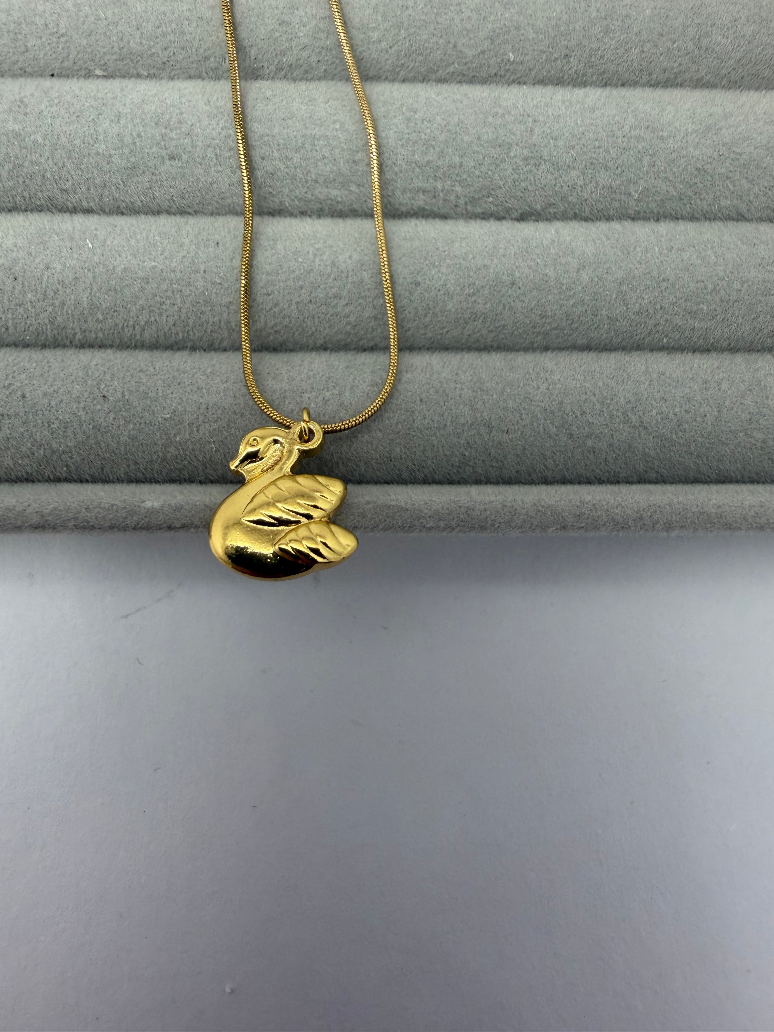Swan Lake Pendant Necklace