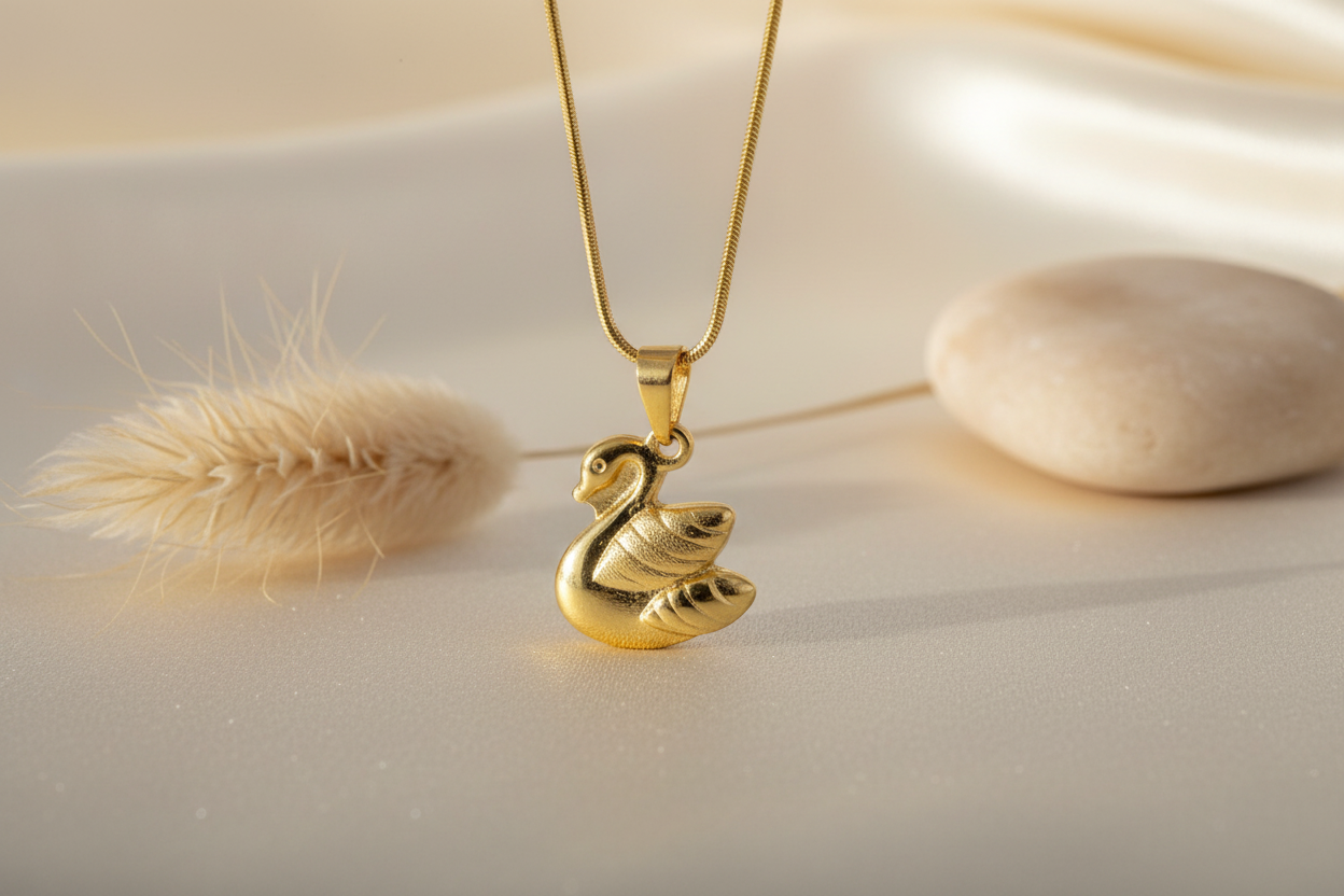 Swan Lake Pendant Necklace