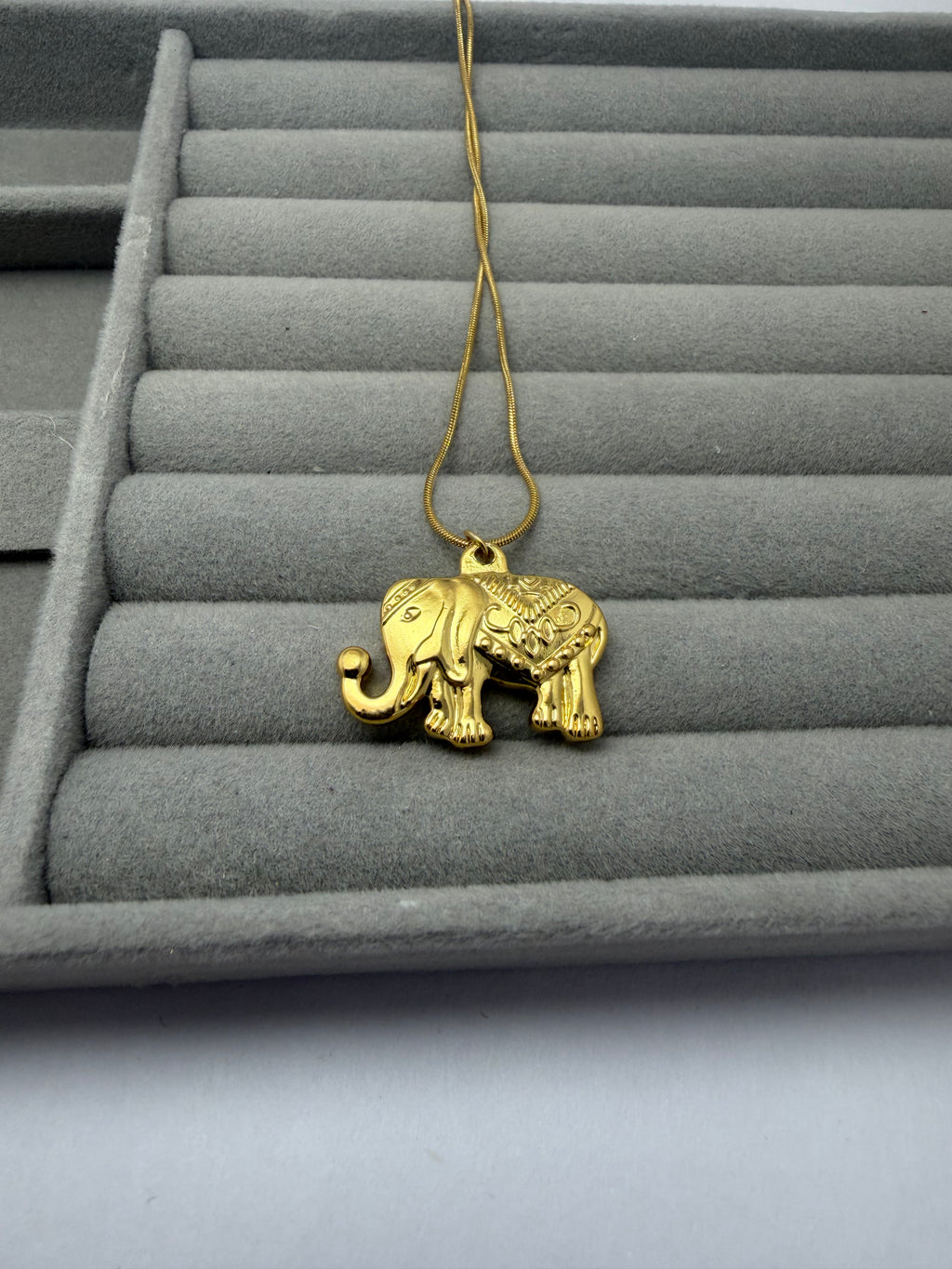 The Ornate Elephant of Good Fortune Necklace