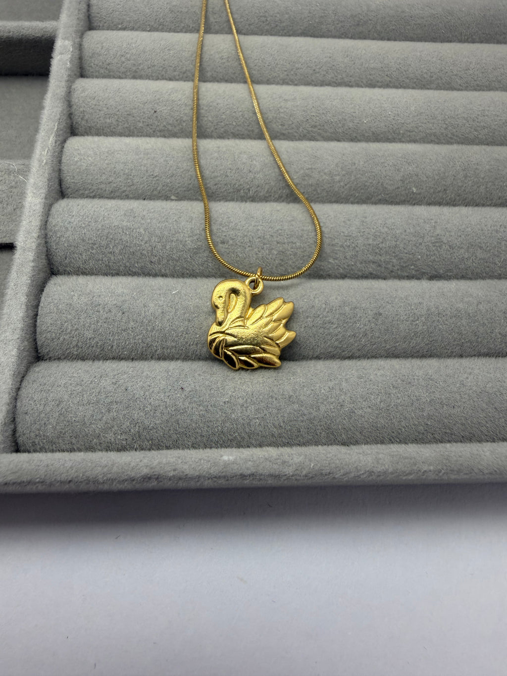 The Golden Swan of Grace Necklace