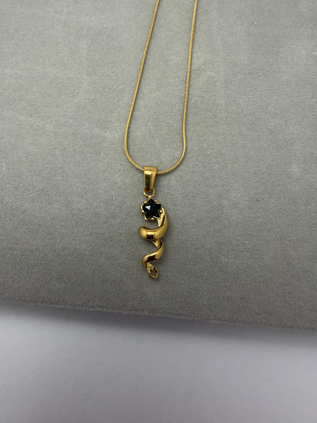 Stardust Spiral Necklace
